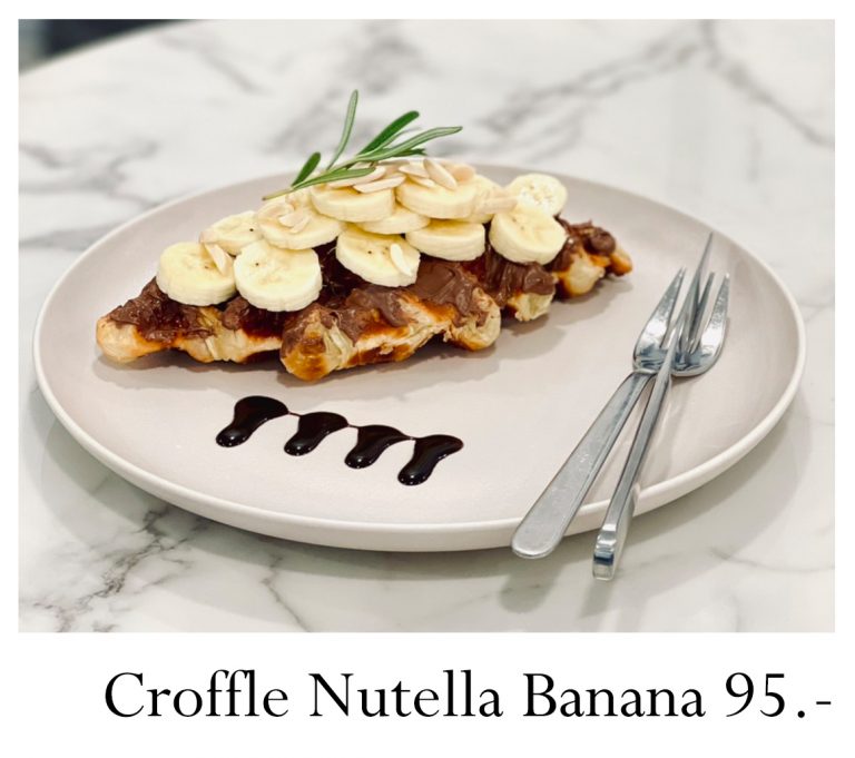 croffle nutella banana