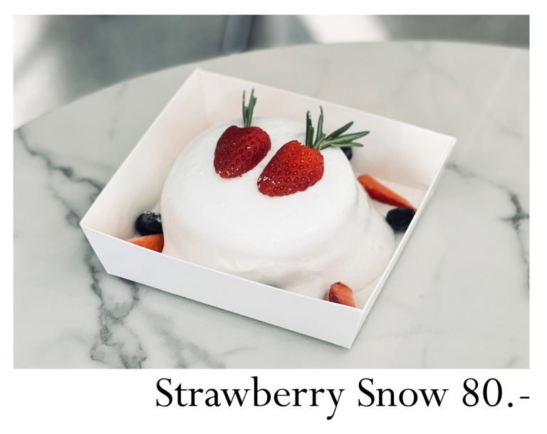 strawberry snow