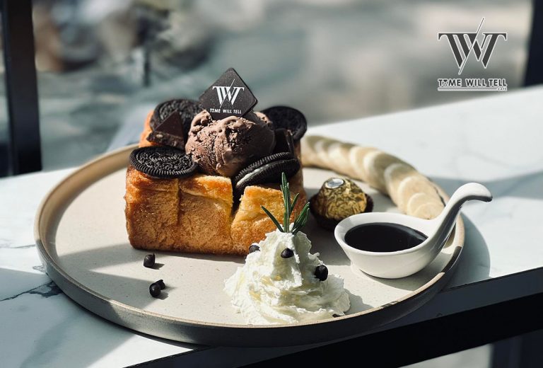chocolate toast time will tell cafe